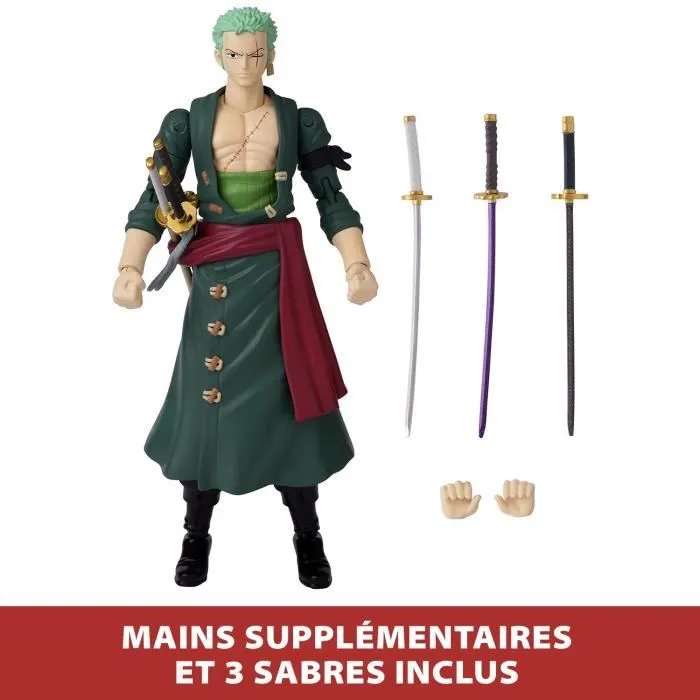 Figurine Anime Heroes 17 cm - Roronoa Zoro - BANDAI One Piece-3