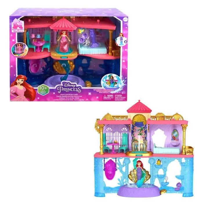 Disney-Princesses Disney-Le Château d’Ariel-Coffret Deluxe HLW95-1