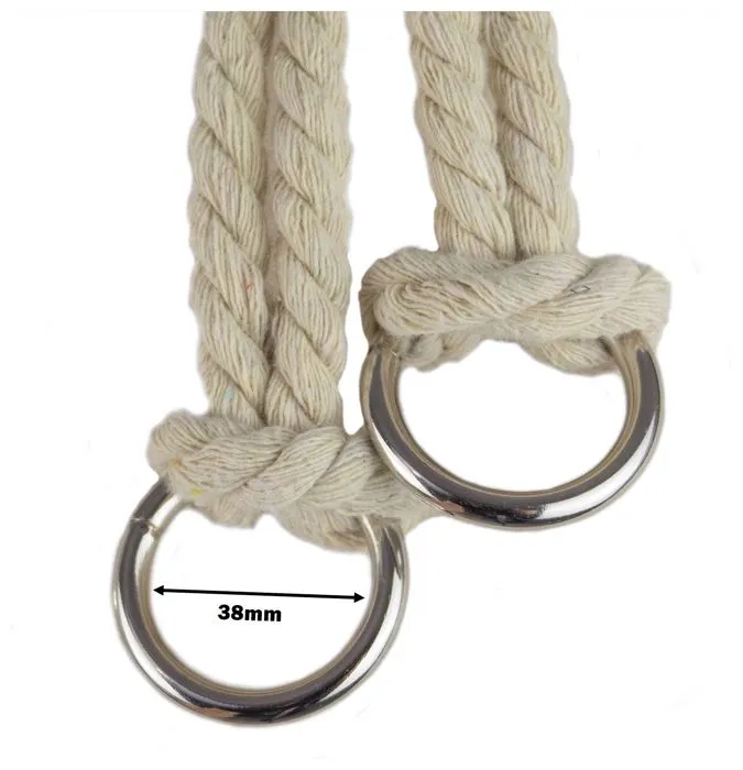 Balançoire bascule confortable pour enfants en bois coton terrasse jardin maison6-3