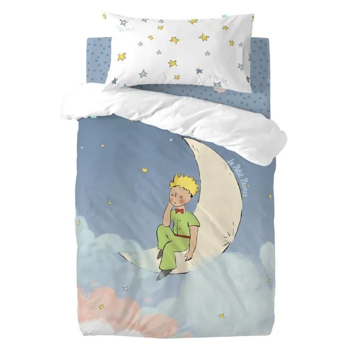 Parure housse de couette 2 pièces La lune 115x145 cm (Lit Bébé)-4