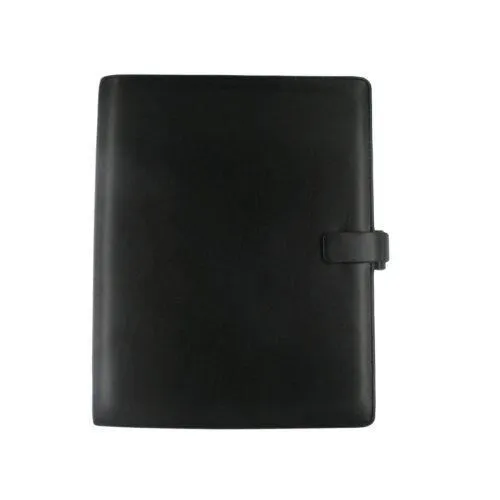 Organiseur A4 - Filofax - Metropol - Noir - Agenda modulaire - Couverture souple-0