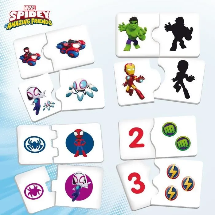 Bureau d'activités pour enfants - Spidey Super desk - Edu games - LISCIANI-2