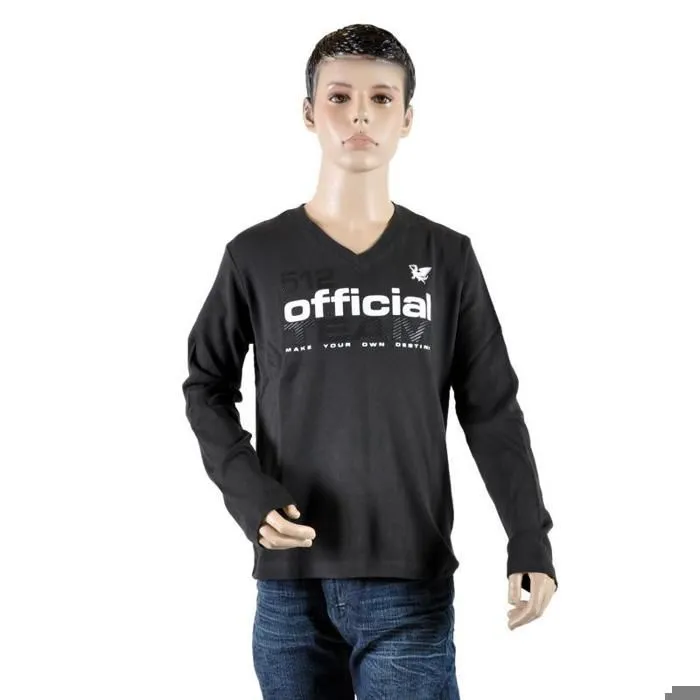 T-Shirt  RG 512 Manches Longues RGH 465 Gris Anthracite - Gris-4