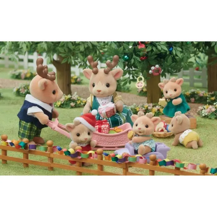 Poupée - SYLVANIAN FAMILIES - La famille Renne - Blanc - Mixte - 5692-1