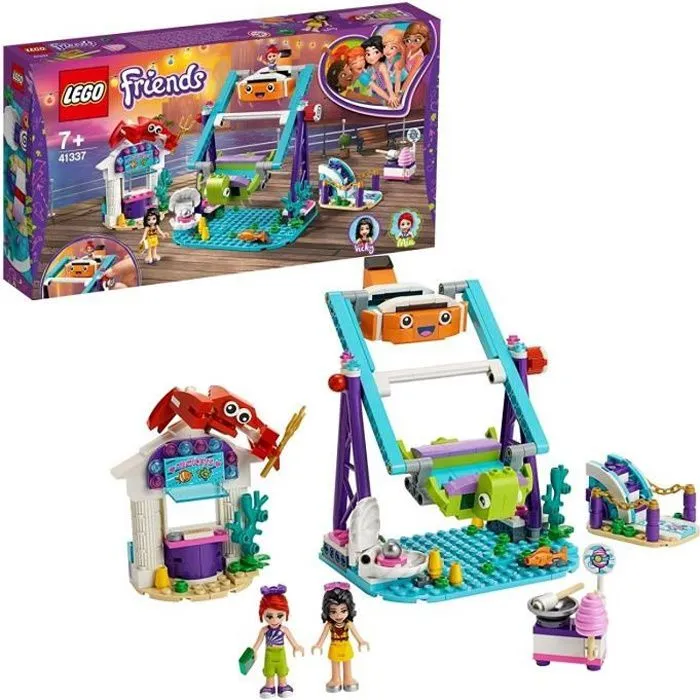 Lego Friends - Le manège sous-marin - Mia et Vicky - Parc d'attractions océanique-0