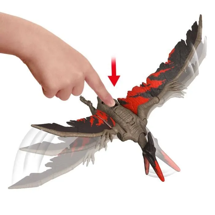 Jurassic World - Figurine Ptéranodon Rugissement Féroce - JCL70-5