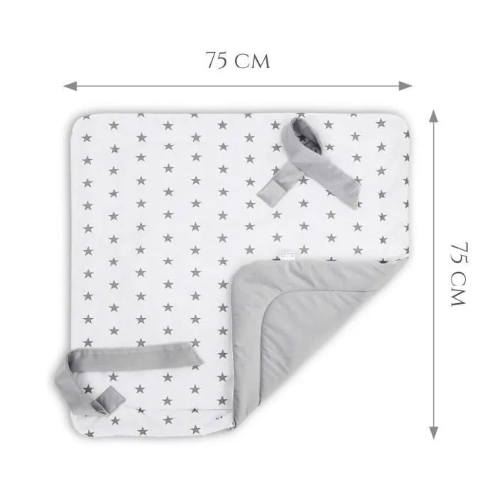 Bellochi Universelle Nid d'Ange Bebe - Réversible Couverture Enveloppante Bébé - en Coton et Velours- - Nunuki Star-3