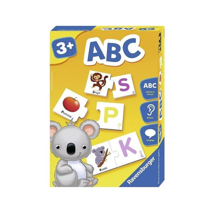 Jeu éducatif ABC - RAVENSBURGER - 3 ans et + - Intérieur - Vert - Mixte-5