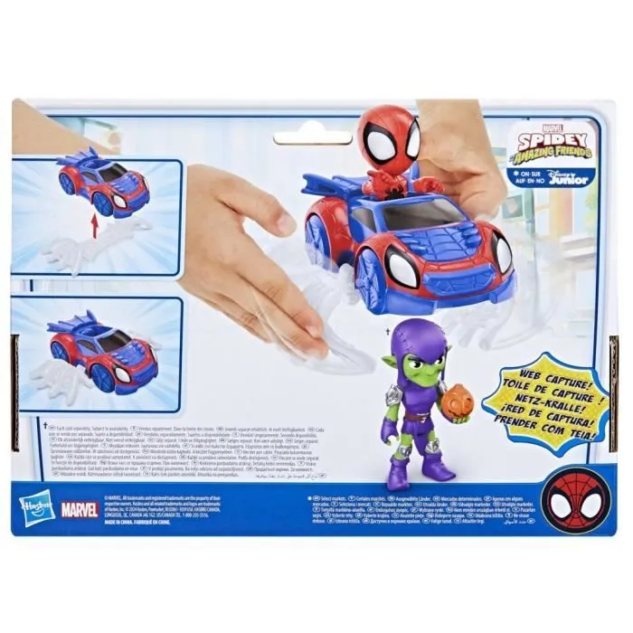 Arachno-bolide de Spidey, Marvel, jouets préscolaires, Spidey et ses Amis Extraordinaires-5