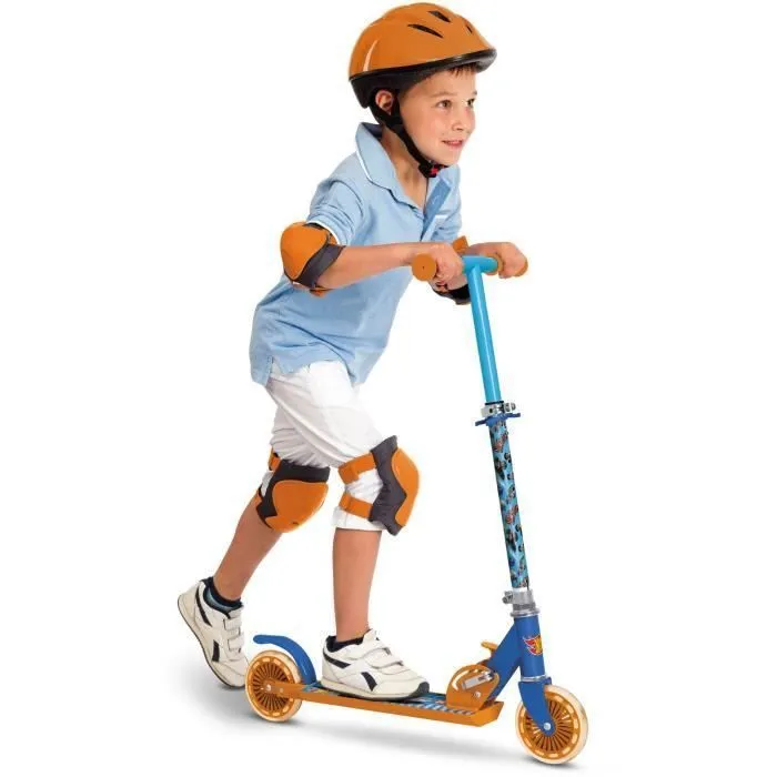 MONDO - Trottinette / Patinette 2 roues pliable - Hot Wheels-2