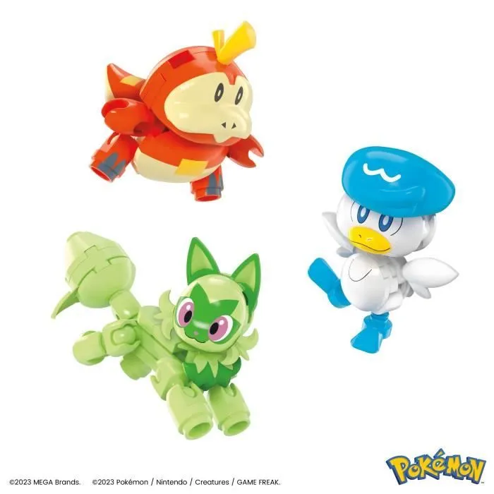MEGA-Pokémon-Coffret construction 4 figurines et 1 Poké Ball (79 pcs) HPX92-5