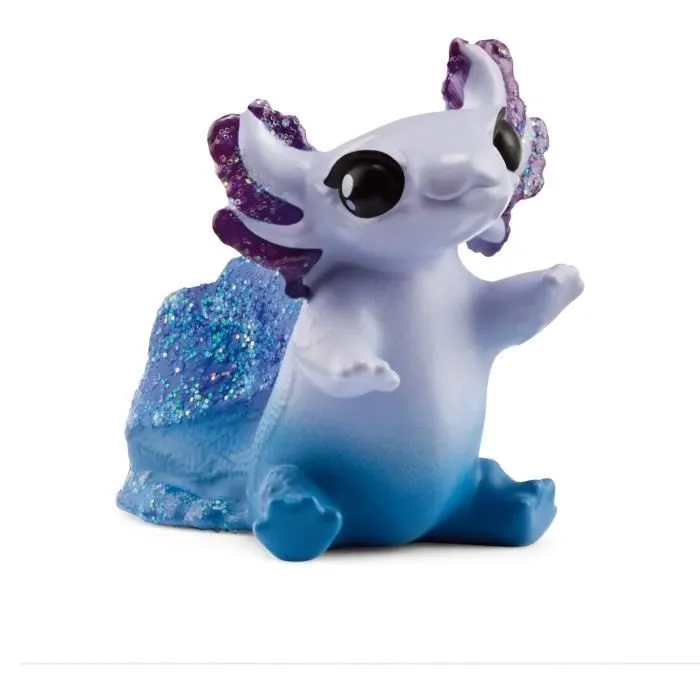 Figurine Animaux Marins - Coffret avec Salamandre Axolotl - Assortiment de 3 Jouets Schleich avec Maman et Bébé Axolotl - À offrir-4