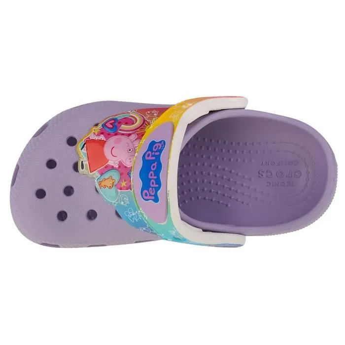 Chaussons - CROCS - Classic Fun I am Peppa Pig T Clog 207915-530 - Violet - Confortables - Pratiques-2