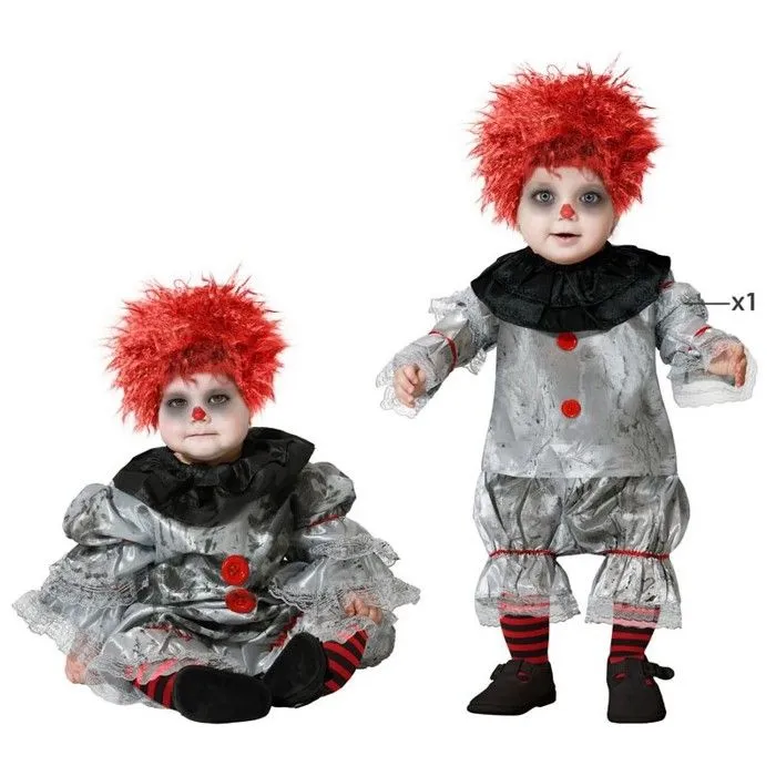 Déguisement Bébé Clown Halloween-0