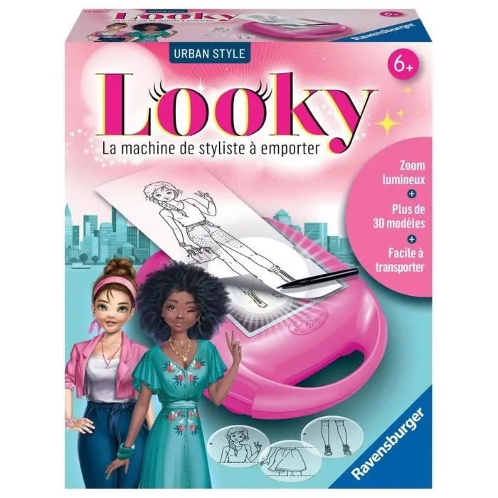 Ravensburger - Looky Midi Urban Style - Machine à dessin de mode pour enfant dès 6 ans-3