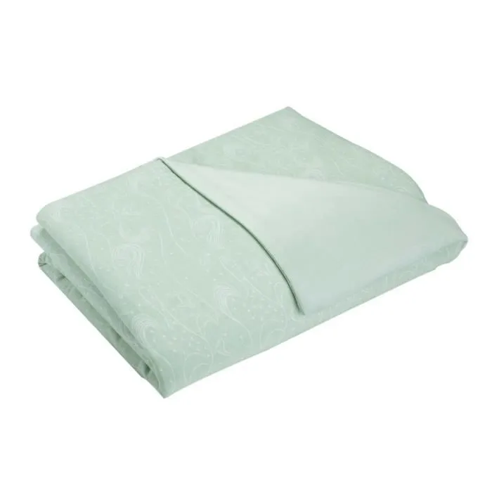 Couverture - TROIS KILOS SEPT - Vert d'eau - Bébé - 100x140 cm - Motifs océan-0