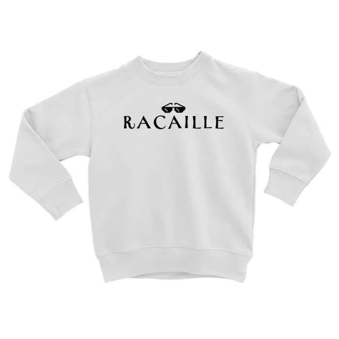 Sweatshirt Enfant Racaille Mignon Thug Life Humour Meme-0