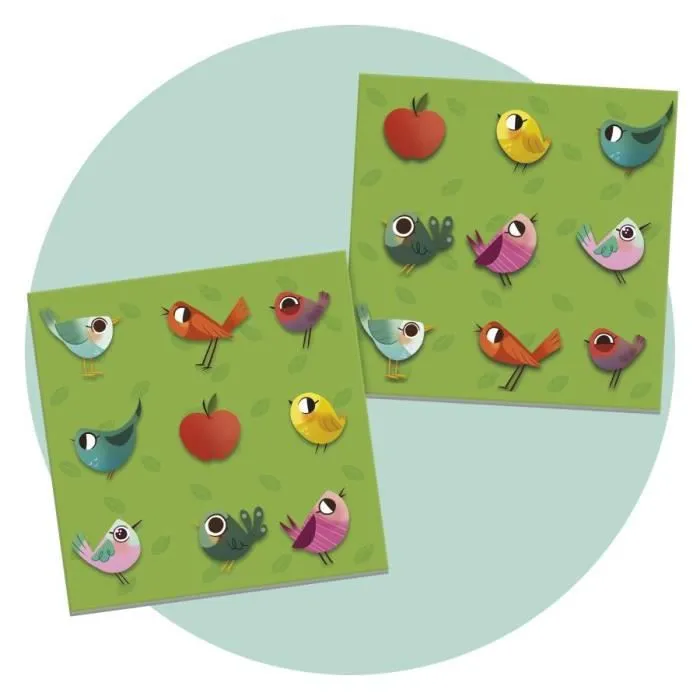 Jeu éducatif pour enfants - Goula - Birds Tree - Observation dès 3 ans - Multicolore - Jeu de plateau-1