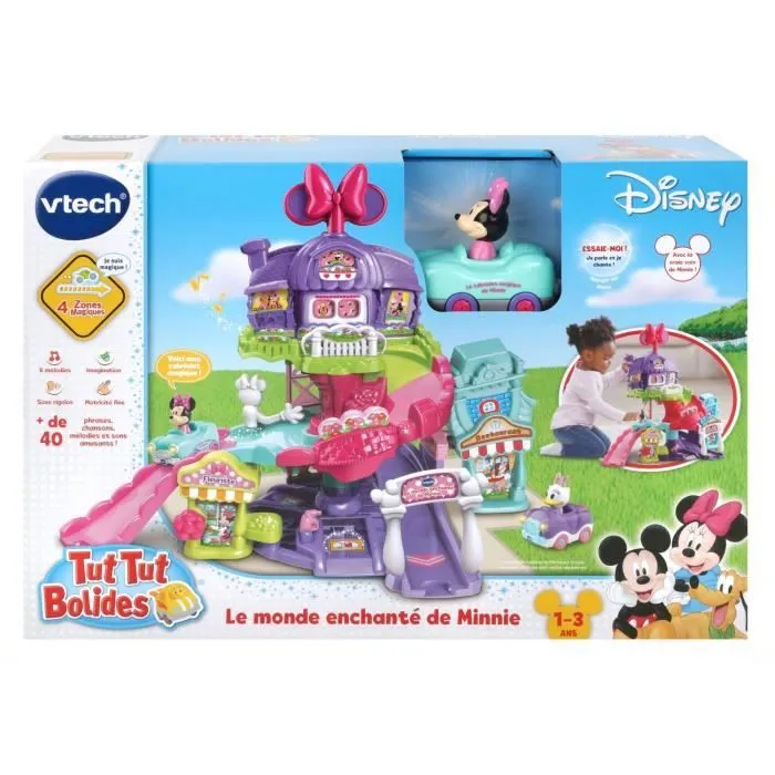 VTECH - Tut Tut Bolides - Le Monde Enchanté de Minnie (+ Cabriolet Magique de Minnie)-2