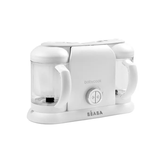 BEABA, Babycook Duo, robot bébé 4 en 1, contenance XXL, blanc-1
