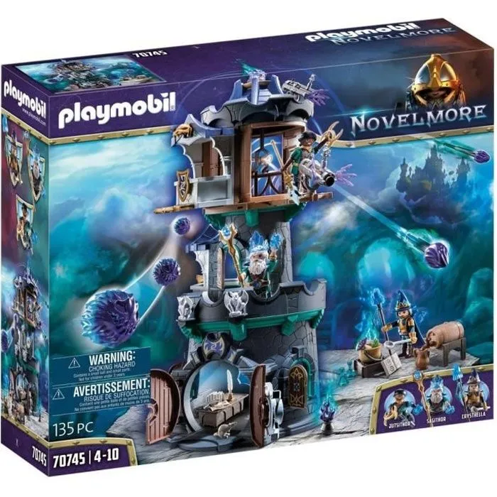 PLAYMOBIL - 70745 - Novelmore - Violet Vale - Tour des magiciens-0