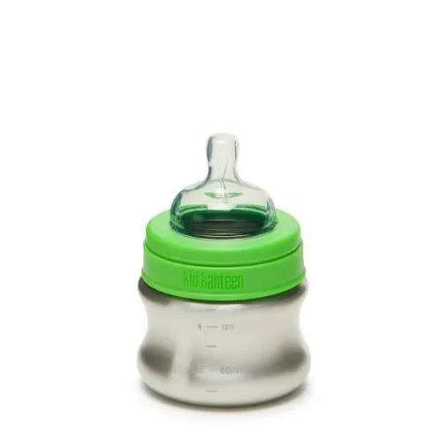 Biberon pour bébé - Klean Kanteen - 148 ml - Débit lent - Vert-0