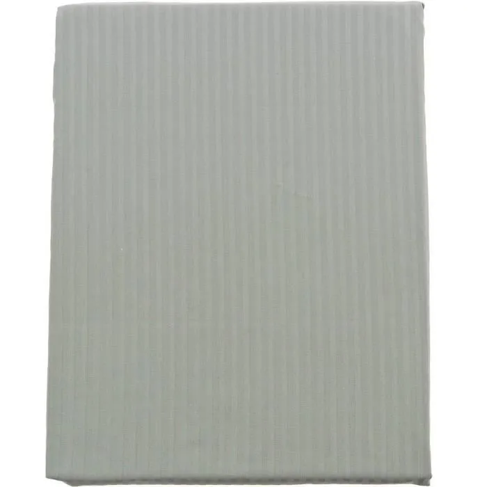 Housse de Couette Satin de Coton SENSEI 120 Fils RAYEE VERSAILLES - Sensei La Maison du Coton - Taupe - Taille : 240x220-2
