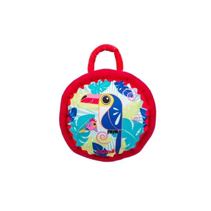 Rouleau de bébé LUDI - Tissu, polyester et PVC - 40 x 27 cm - A partir de 6 mois-6