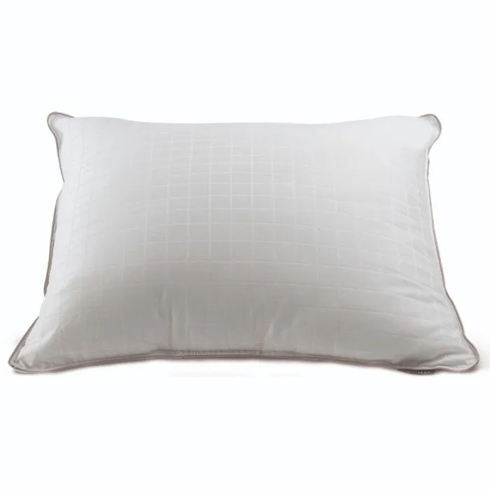 Oreiller "Microduv Fjord" Moelleux satinée à carreaux Lestra - Oreiller 50 x 70 cm-0