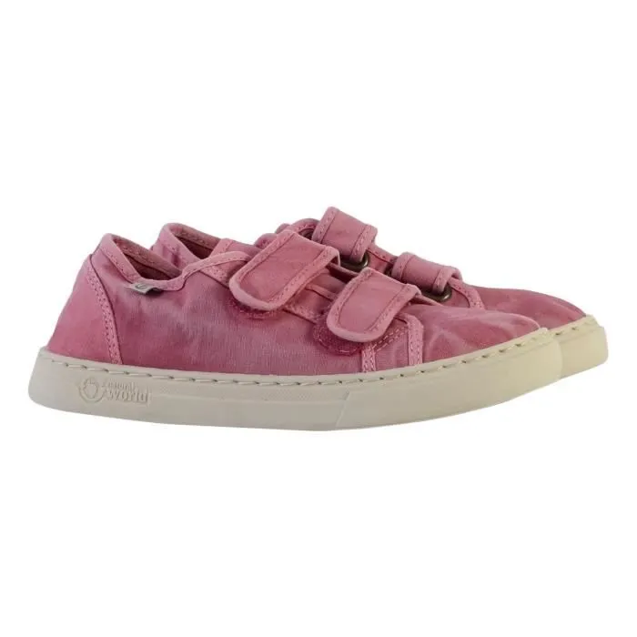 Tennis enfant - Natural World - Basse - Rose - Mixte - Confort exceptionnel-2