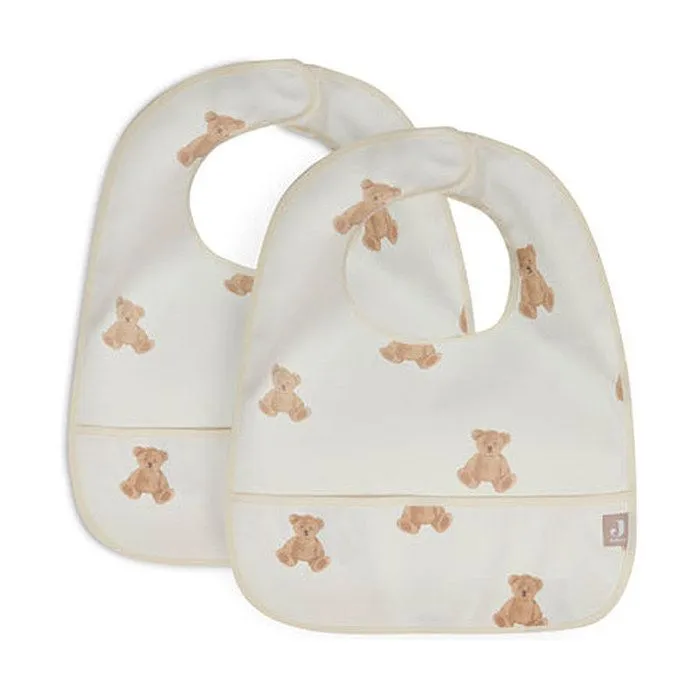 Bavoir Imperméable Teddy Bear (2pcs) Jollein-0