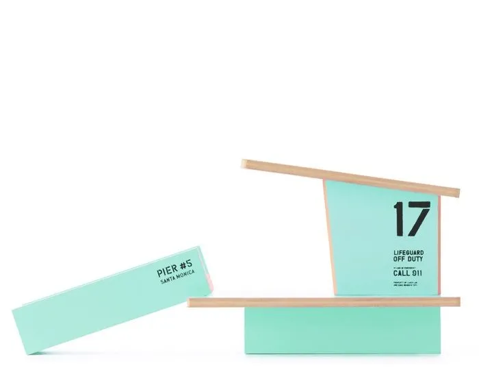 Candylab Toys - Beach Tower Teal Santa Monica - CANDY LAB-0