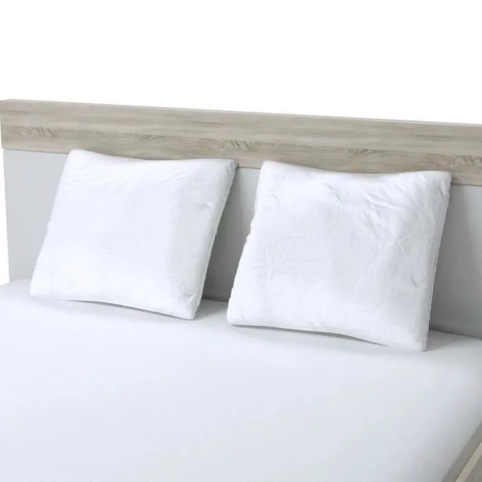 DODO Lot de 2 oreillers Total Protect 65x65 cm blanc-3