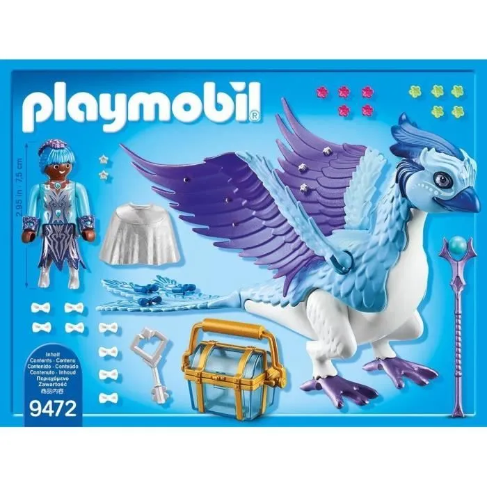 PLAYMOBIL Magic - Gardienne et Phénix royal - Pattes mobiles - 45 pièces - A partir de 4 ans-3
