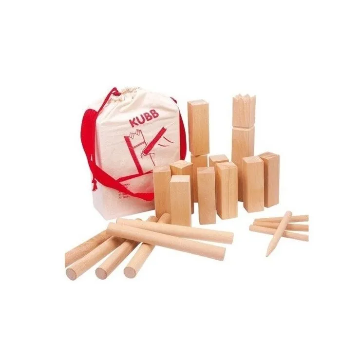 Jeu d'échec des Vikings «Kubb» Deluxe-2