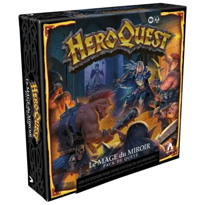 HeroQuest Pack de quête Le mage du miroir - jeu de rôle - jeu de plateau - système de jeu HeroQuest requis - Avalon Hill-5