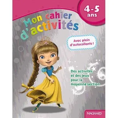 Mon cahier d'activités princesse 4-5 ans-0