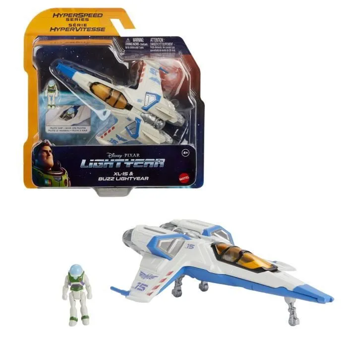 Figurine Buzz l'Éclair - Vaisseau XL-15 - Lightyear - MATTEL - Multicolore - Enfant - Mixte-6