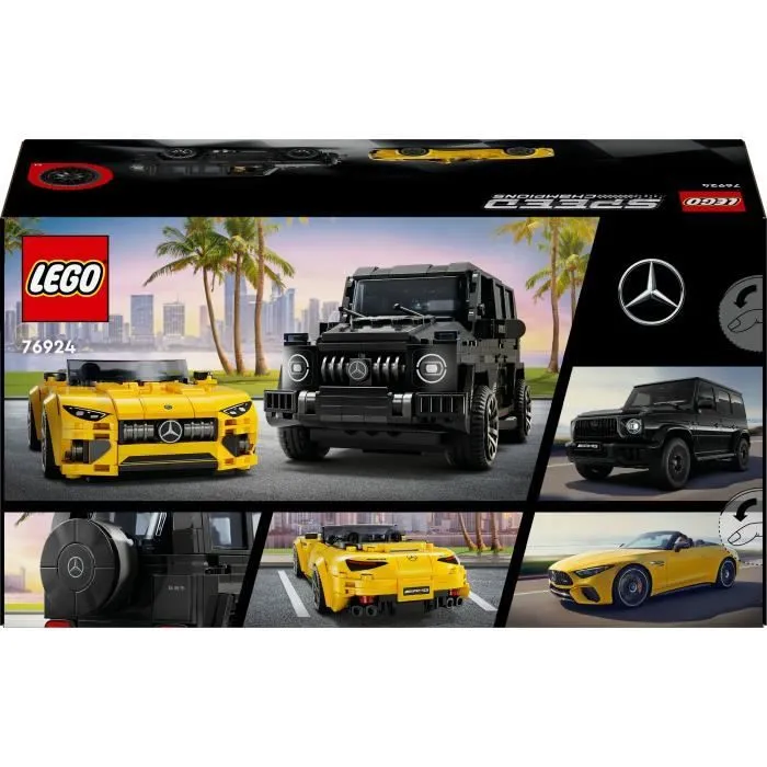 LEGO® Speed Champions 76924 Mercedes-AMG G 63 et Mercedes-AMG SL 63, voitures à construire-5