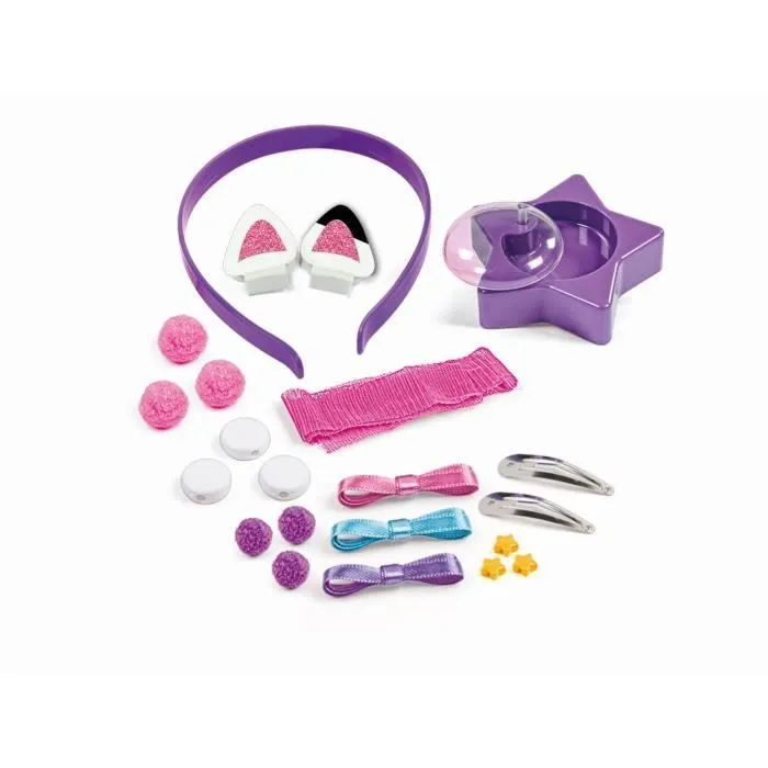 Clementoni - Gabby et la Maison Magique - Accessoires cheveux - Serre tête à personnaliser - Dès 6 ans-5
