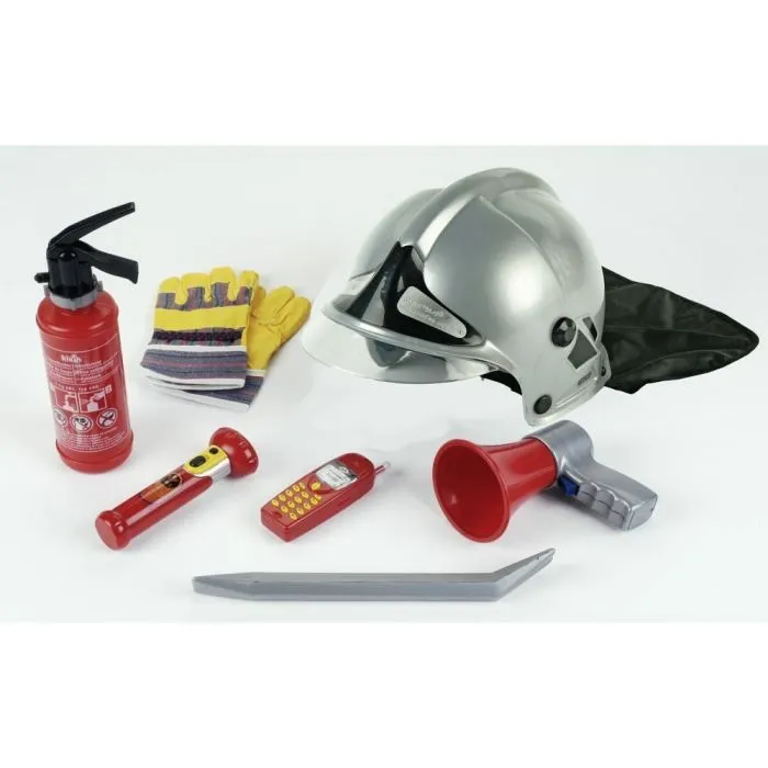 Set de pompier - KLEIN - Casque F1 - Accessoires inclus-0