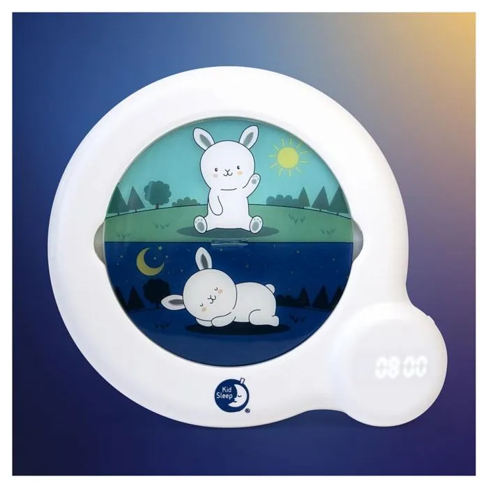 Réveil Enfant Éducatif Kid'Sleep - Claessens'Kids - Veilleuse Musicale - Jour/Nuit - Essential-3