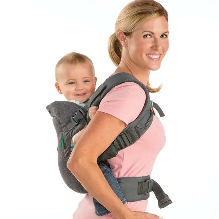 Porte bébé Flip ergonomique 4 en 1 gris - INFANTINO - Flip ergonomique 4 en 1 - Polyester - De 3,6 à 14,5 kg-4