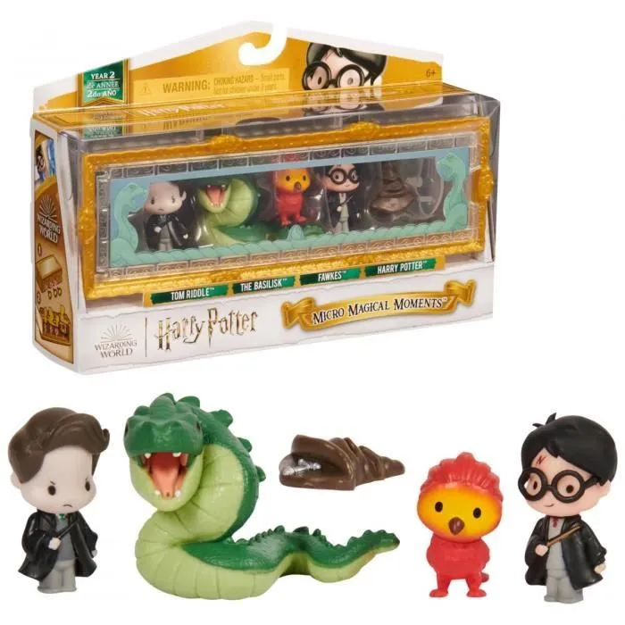 Coffret de figurines Moments Magiques Harry Potter - SpinMaster - Micro magical moment pack 5 personnages-0