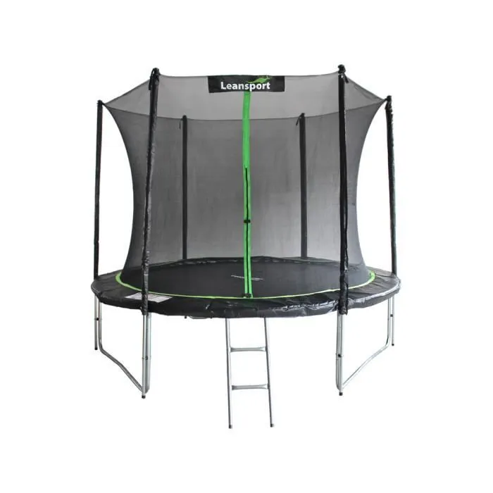 Lit élastique - Trampoline Sport Pro, Diamètre 305cm, Vert-0