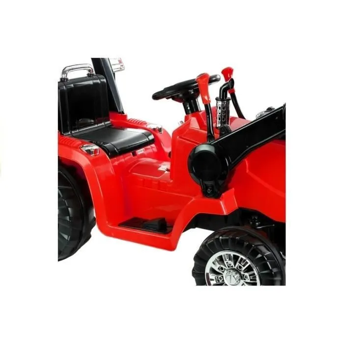Tracteur électrique pour enfants. 12v Couleur rouge. Âge recommandé de 2 à 5 ans.-2
