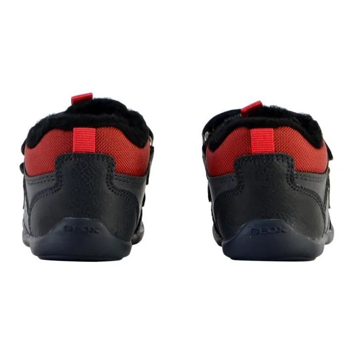 Basket Montante à Scratch  Geox Elthan - Marine / Rouge-3