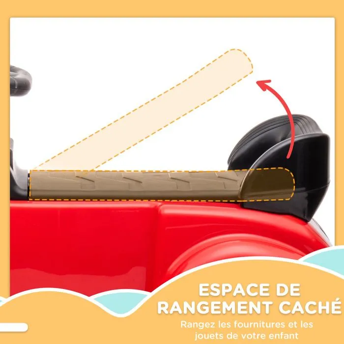 AIYAPLAY - Porteur pour enfant - PP - 77.5x41.5x45cm - Rouge-5