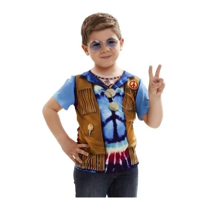 Déguisement hippie pour garçon-0