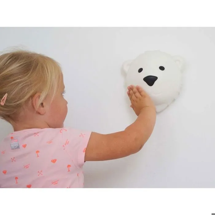 BJÖRN-Applique/Veilleuse RGB LED Ours polaire H16cm Blanc Flow-5